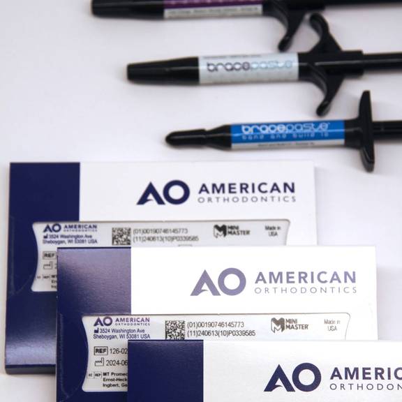 3 набори MiniMaster = 1 адгезив від American Orthodontics